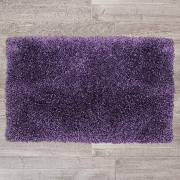 Mercer41 Ciarra Rectangular Polyester NonSlip Solid Bath Rug & Reviews Wayfair